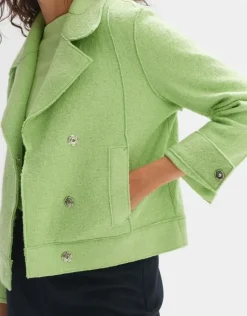 Opus Kurzjacke Humini raw in grün S23 1020250884100