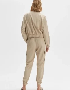 OPUS Leichter Blouson JOLISE Viskose Mix beige S14 10271612161254