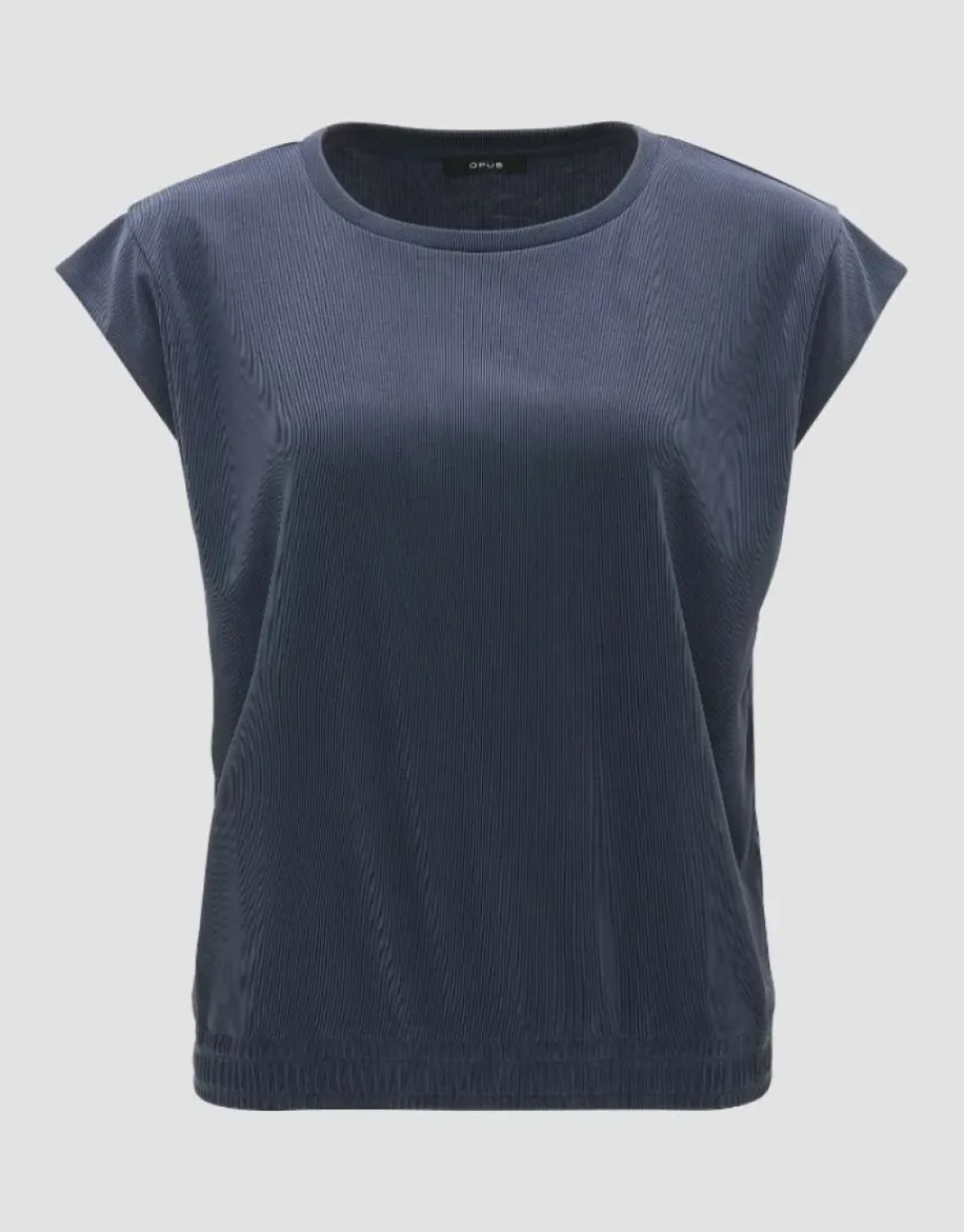 OPUS Rippshirt SONSAI Regular Modal Mix blau S14 1028695735100