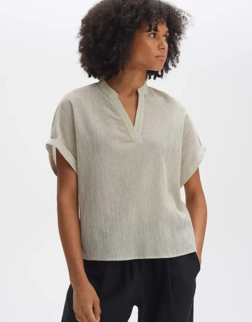 OPUS Shirtbluse FLANDRA STRIPE Loosefit S14 1028435730100