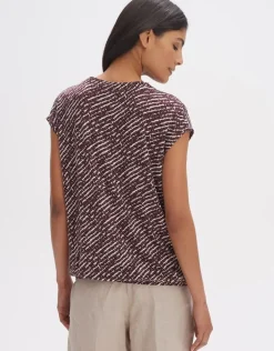 OPUS Shirt SANDEO SHADOW Viskose gemustert S14 2411012292100