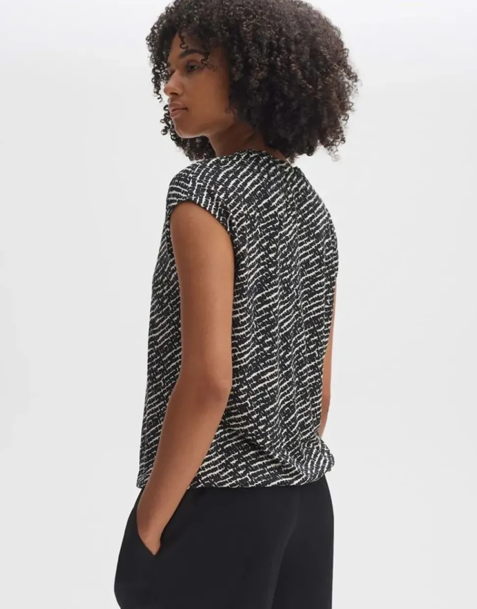 OPUS Shirt SANDEO SHADOW Viskose gemustert S14 2411012292100