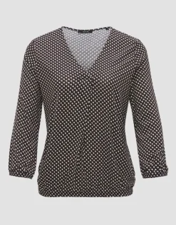 OPUS Shirt SANNAH MINIMAL Regular ECOVERO™ Viskose blau S14 10094012014100