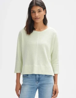 OPUS Shirt Serera aus Viskose Mix grün S14 10259012055100