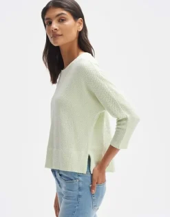 OPUS Shirt Serera aus Viskose Mix grün S14 10259012055100