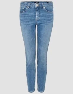 OPUS Skinny Jeans Elma ocean blue schmales Bein 5- Pocket- Design blau S13 2162011083100