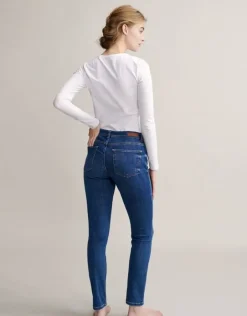 OPUS Skinny Jeans Elma strong blue blau S22 247819066