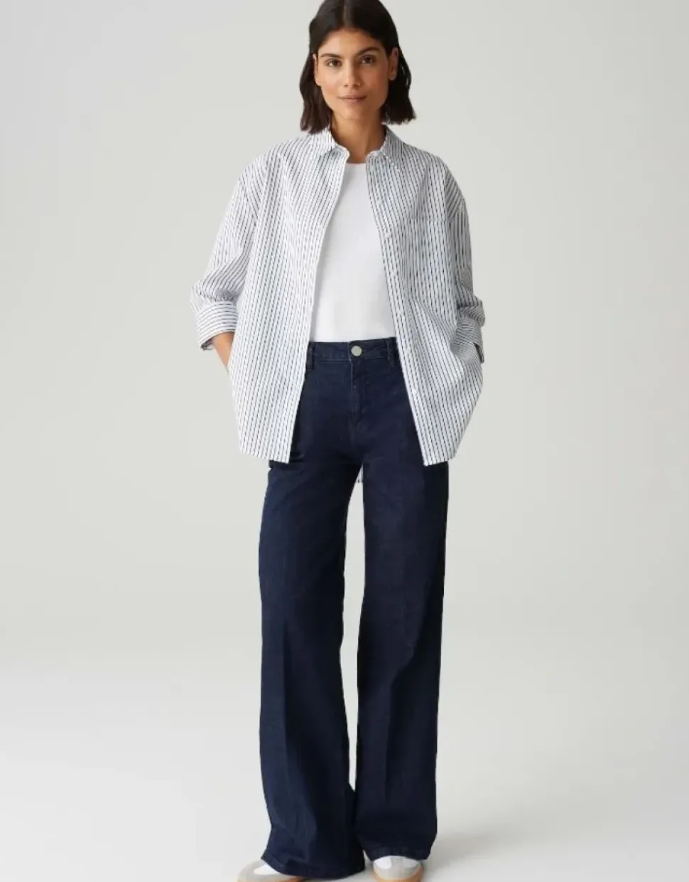 OPUS Streifenbluse FRILA Oversize S15 10371212892100
