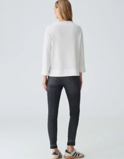 Opus Strukturiertes Shirt Damen  10320612513287