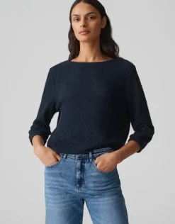 OPUS Sweatshirt GOFONA blau S15 10383912561315