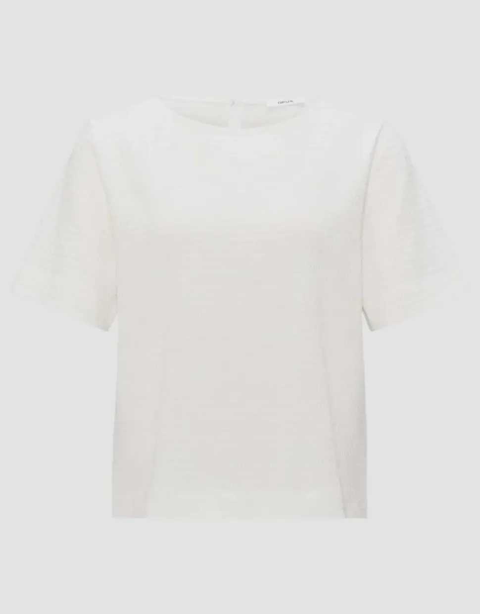 OPUS T-Shirt SERKE Regular mit Struktur weiß S14 10273412175100