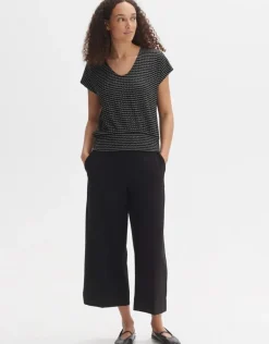 OPUS V-Shirt SIMURALI Regular in Strick Optik S24 10194811542100