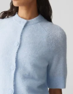 OPUS weicher Cardigan DORIANA blau S15 10384412559315