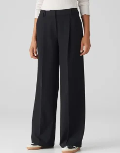 OPUS Wide Leg Pants MARIENA schwarz S24 10355012716296