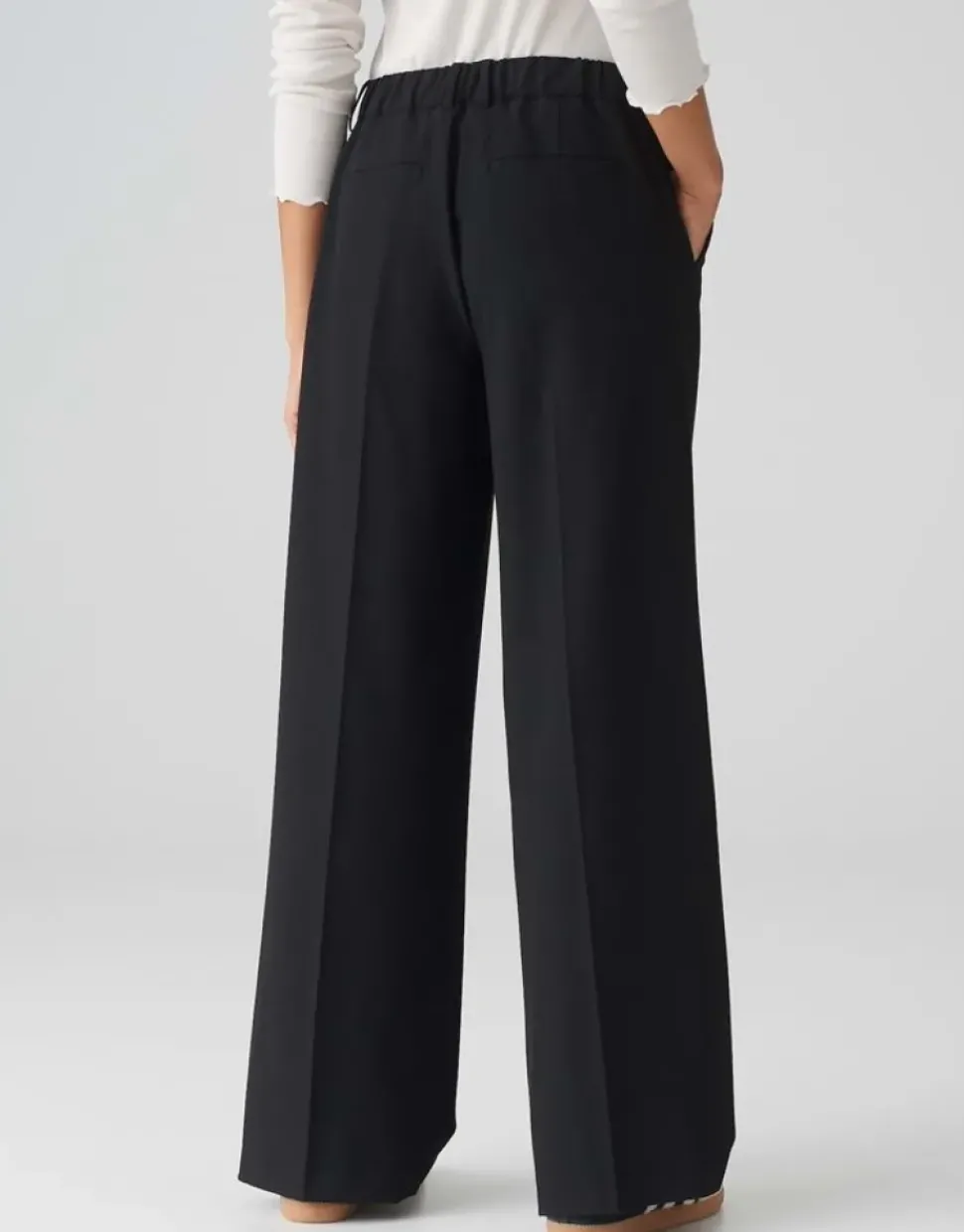 OPUS Wide Leg Pants MARIENA schwarz S24 10355012716296