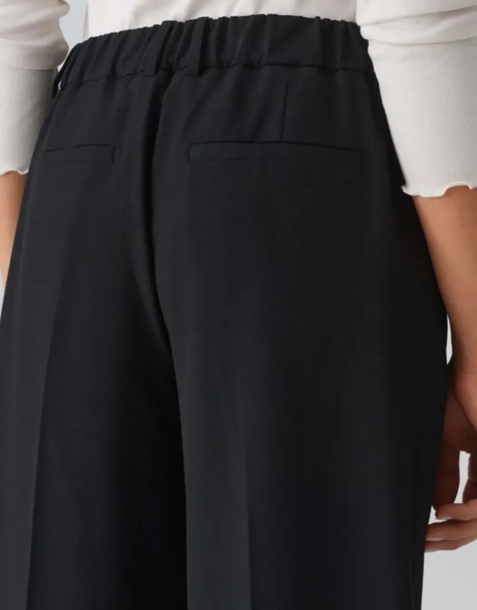 OPUS Wide Leg Pants MARIENA schwarz S24 10355012716296