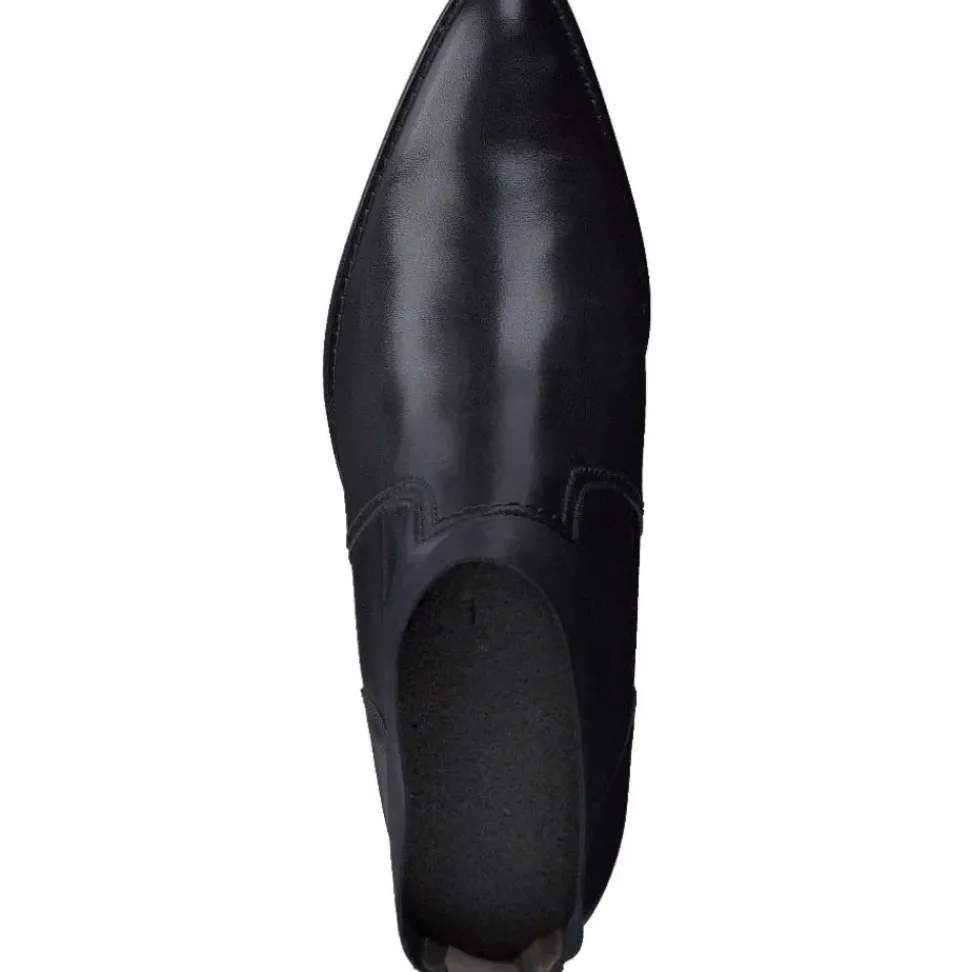Paul Green Damen Stiefelette Leder Reißverschluss SCHWARZ SUPER SOFT 8075-006