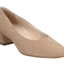 Paul Green Pumps Samtziege Blockabsatz beige 3449