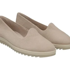 Paul Green ROYAL NUBUK ANTELOPE PERF Super Soft Slipper Loafer beige S12 2923-031