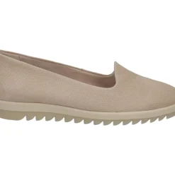 Paul Green ROYAL NUBUK ANTELOPE PERF Super Soft Slipper Loafer beige S12 2923-031