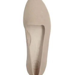 Paul Green ROYAL NUBUK ANTELOPE PERF Super Soft Slipper Loafer beige S12 2923-031
