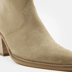 Paul Green Stiefelette Western- Boots Country- Style Ziernähte beige S23 8110-024