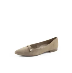 Paul Green Super Soft Ballerina Rauleder Perlenapplikation beige S14 1066-035