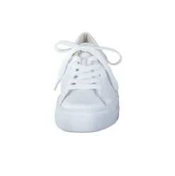 Paul Green Super Soft Pauls Sneaker Leder goldfarbener - Logodruck weiß S14 5241-005