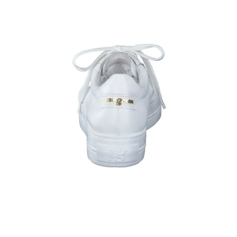 Paul Green Super Soft Pauls Sneaker Leder goldfarbener - Logodruck weiß S14 5241-005