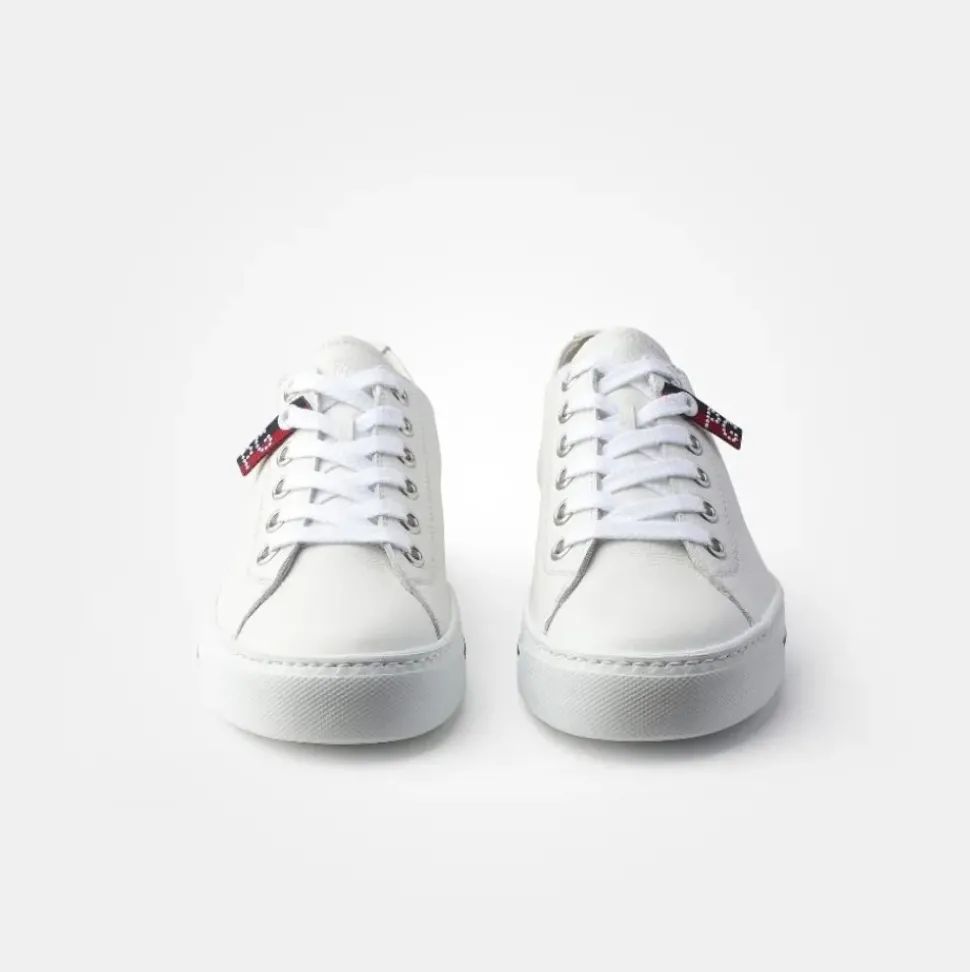 Paul Green Super Soft Pauls Sneaker Leder Logoprägung weiß S14 4760-005