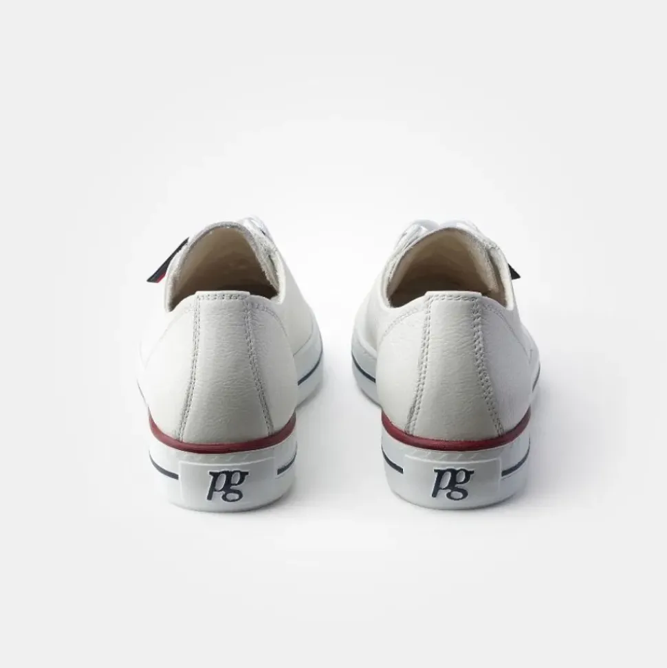Paul Green Super Soft Pauls Sneaker Leder Logoprägung weiß S14 4760-005