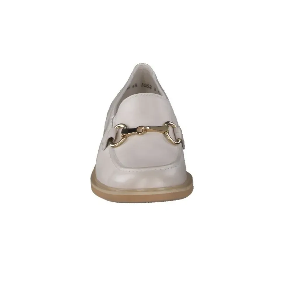 Paul Green Super Soft Slipper Leder Horsebit-Applikation beige S14 1052-025