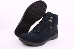 PETER ERIKSON Damen Boot Leder Schnürung und Reißverschluss DENIM Warmfutter FLEXI-16 TEX