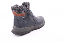 PETER ERIKSON Damen Boot mit Stickrand doppel Reißverschluss einfacher Einstieg in SCHWARZ, BLAU, ROT Warmfutter 58212-Y24001 TEX