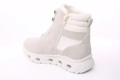 PETER ERIKSON Damen Boot Softrand Schnürung und Reißverschluss BEIGE Warmfutter TEX 26106-Y25005