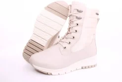PETER ERIKSON Damen Boot Softrand Schnürung und Reißverschluss BEIGE Warmfutter 21008-C24002 TEX