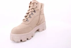 PETER ERIKSON Damen Boot Softrand Schnürung und Reißverschluss BEIGE Warmfutter 6587-24-C25001