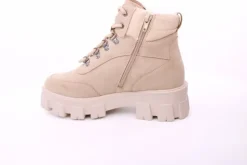 PETER ERIKSON Damen Boot Softrand Schnürung und Reißverschluss BEIGE Warmfutter 6587-24-C25001
