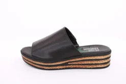 PETER ERIKSON Damen Pantolette Leder schwarz S14 3018-C23002