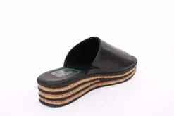 PETER ERIKSON Damen Pantolette Leder schwarz S14 3018-C23002