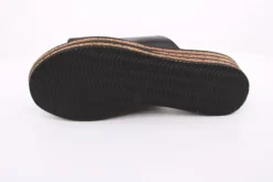 PETER ERIKSON Damen Pantolette Leder schwarz S14 3018-C23002