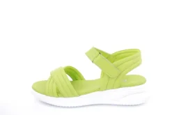 PETER ERIKSON Damen Sandale Comfort- Fußbett Leder blau, grün, weiß S13  231511