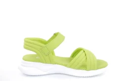 PETER ERIKSON Damen Sandale Comfort- Fußbett Leder blau, grün, weiß S13  231511