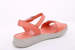 PETER ERIKSON Damen Sandale Leder Comfort-Fußbett orange S14 241604