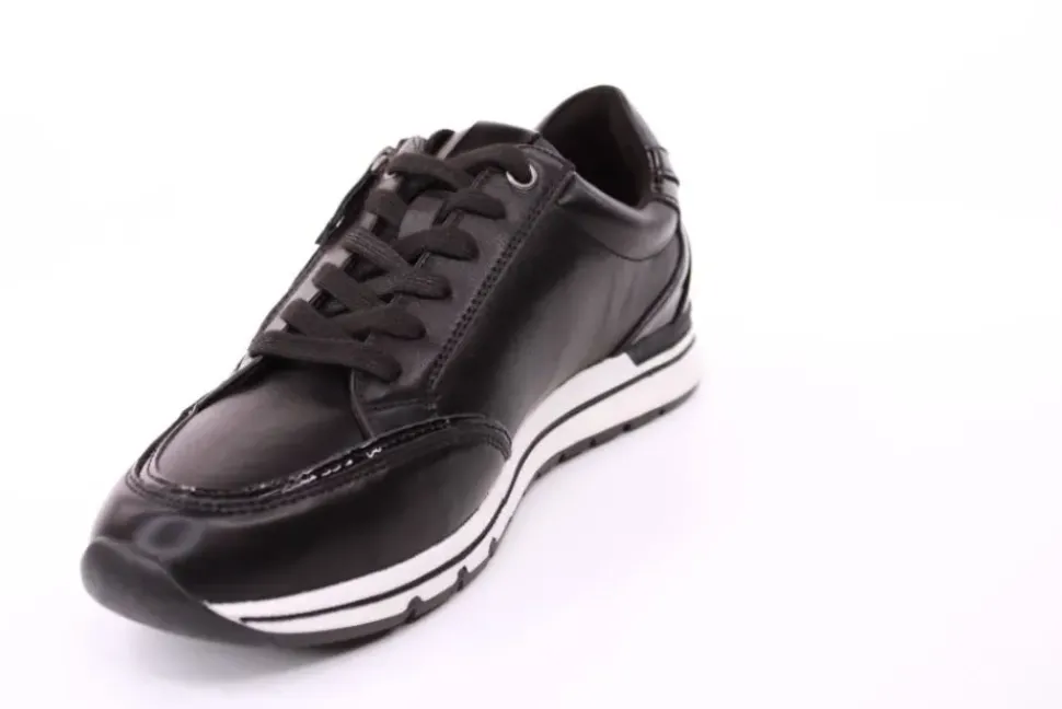 PETER ERIKSON Damen Sneaker in SCHWARZ Schnürung und Reißverschluss 3289-Y24005