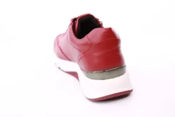 PETER ERIKSON Damen Sneaker in ROT Schnürung und Reißverschluss 3307-C23001