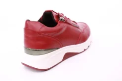PETER ERIKSON Damen Sneaker in ROT Schnürung und Reißverschluss 3307-C23001