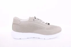 PETER ERIKSON Damen Sneaker Leder Wechsel- Fußbett gelb, grau S13 231508