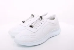 PETER ERIKSON Damen Sneaker Leder Wechsel- Fußbett blau, weiß S14 241861