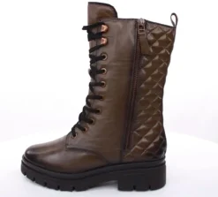 PETER ERIKSON Damen Stiefel Schnürstiefel Leder grün S23 LANA-2331